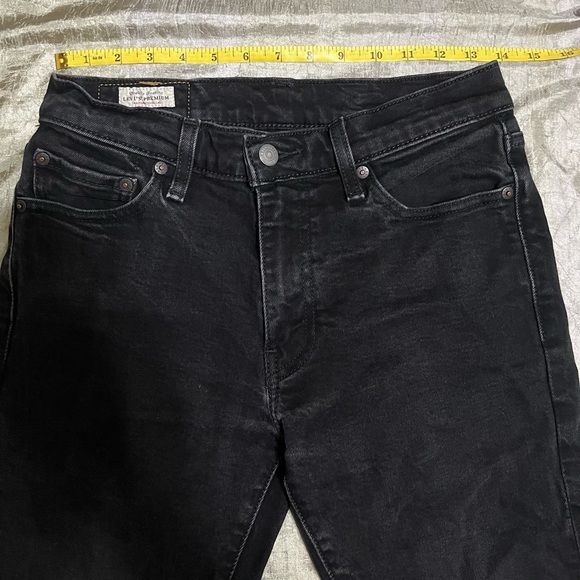Levi’s 511 Jeans Men’s 30x30 Slim Straight Leg Black Stretch Denim Premium Big E - Picture 5 of 13